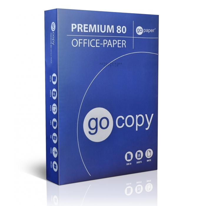 Папір для друку GO COPY Premium A4, 80 г/м2, 500 арк.